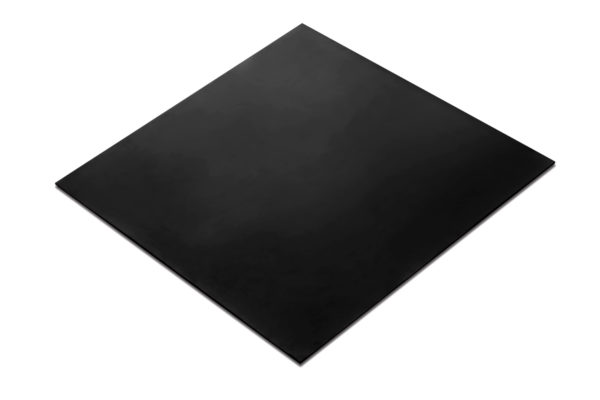 Neoprene Rubber Sheet Black 12x12-inch by 1/16
